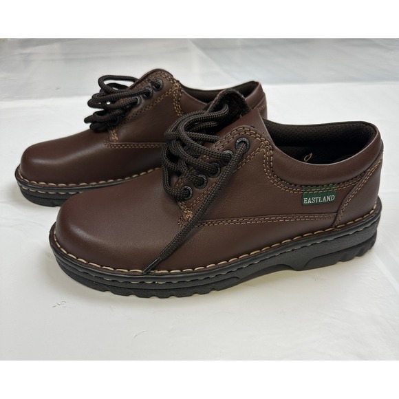 Eastland Shoes - Eastland Plainview Oxford Shoes Brown Leather Women's US 7M